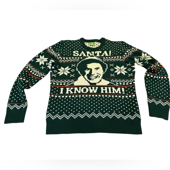Christmas Ugly Holiday Sweater Will Ferrell‎ Elf Large - Picture 4 of 13